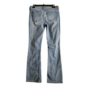 Levi's Jeans Women 1/30 Blue Demi Curve Low Rise Bootcut Skinny Light Wash Denim